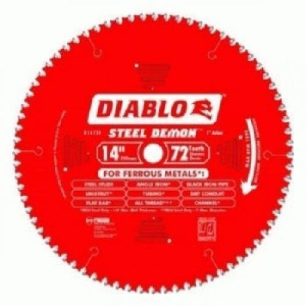 Diablo D1472Cf 14" Steel Demon 72T Cermet Ii Carbide Ferrous Metal Saw Blade D1472CF